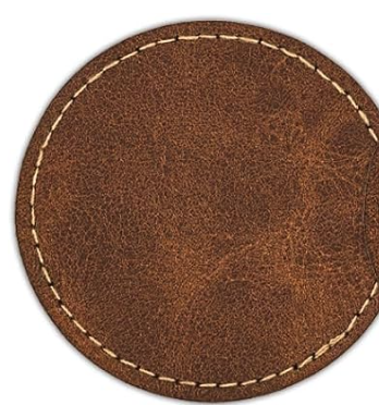 Custom Laser-Engraved Leatherette Patches